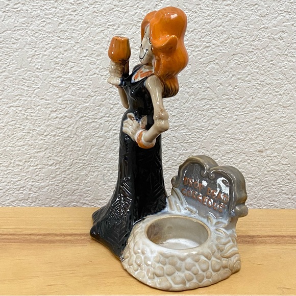 Yankee Candle Boney Bunch Drop Dead Gorgeous Halloween Tea Light Candle Holder - Picture 5 of 13
